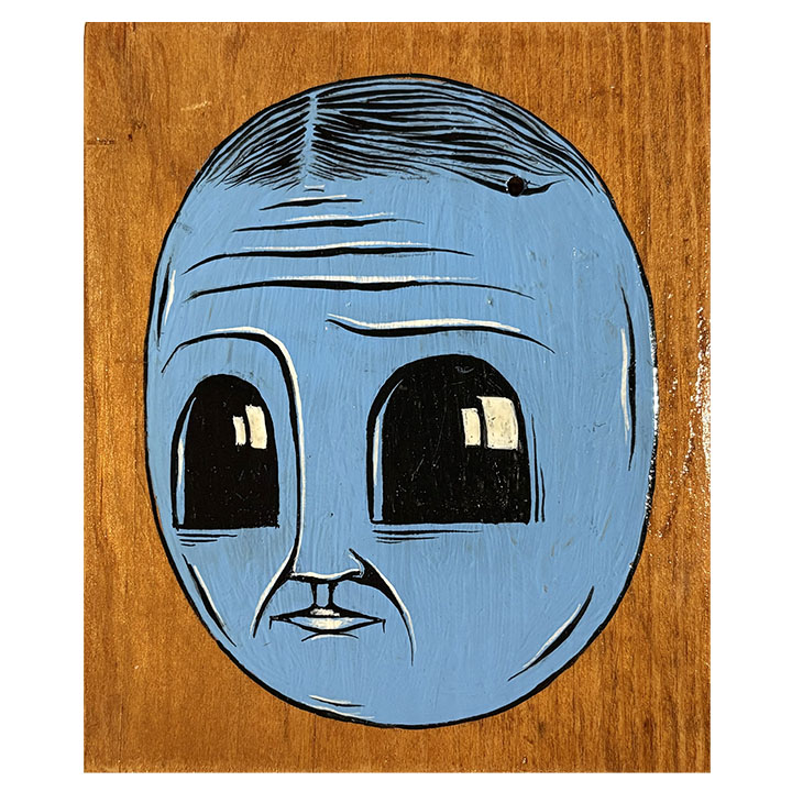 Face 3157 in Blue