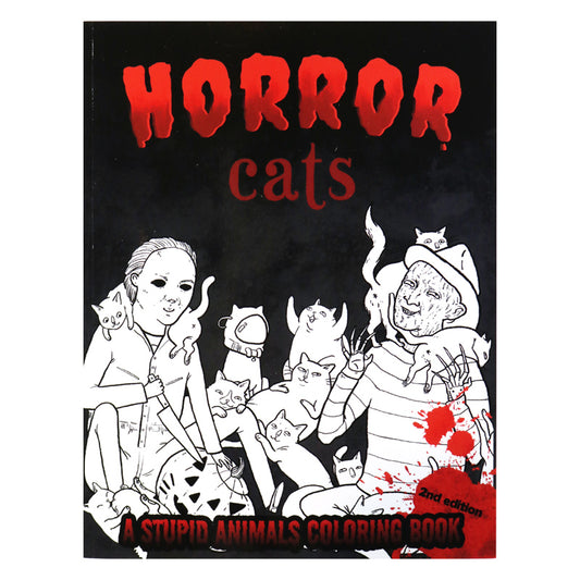 Horror Cats Coloring Book