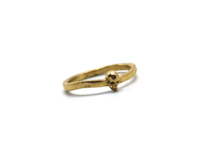 Calavera Band Ring - Bronze