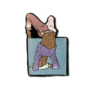 By Adele by Adele Jackson. Iron on backing machine embroidered Babe Patch. Please note that due to everyone’s monitor displaying differently, the colors you see may vary. Measures 4 inches. FOLD Gallery Dtla.