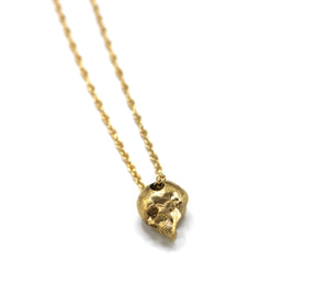 Large Calavera Necklace - Bronze Pendant