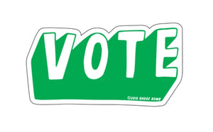 Green Vote Sticker