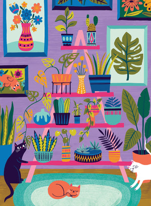 Purrfect Plants Jigsaw Puzzle