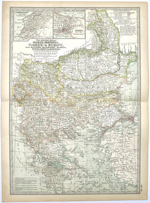 Balkan Peninsula: Turkey in Europe, with Bulgaria, and Eastern Rumelia; Rumania, Servia and Montenegro No.98
