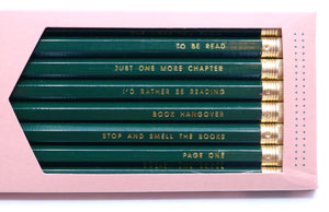 The Bookworm Pencil Set