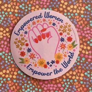 Empowered Women Vinyl Sticker