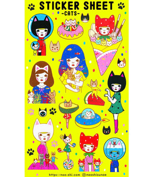Cats Sticker Sheet