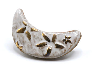 Crescent Moon Brooch