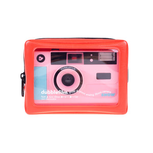 Dubblefilm SHOW Reusable 35mm Film Camera with Flash - Pink