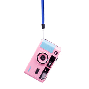 Dubblefilm SHOW Reusable 35mm Film Camera with Flash - Pink