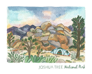 Joshua Tree Illustration Print
