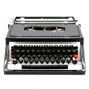 We can make a personalized, custom Typewritten Letter, note or poem for you typed on a vintage typewriter of your choosing from our current selection on white high-quality linen paper. Each letter can be up to 200 words, and can be single or double spaced. We will use black or red ink for your letter. Also available in store at FOLD Gallery DTLA.