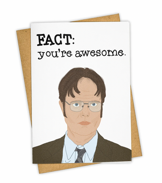 "Fact: You're Awesome" Card