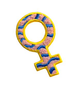 Femme Patch (blue)