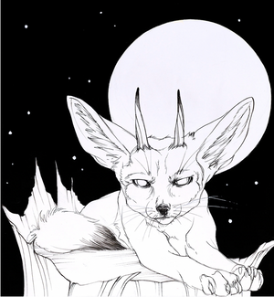 Fox Sprite Print