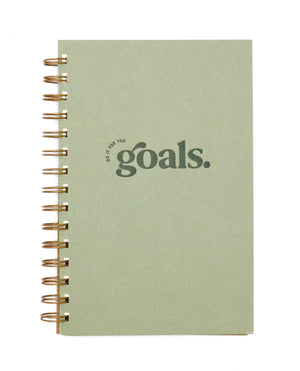 Goals Planner Journal - Sage Green