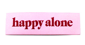 Happy Alone Tiny Patch