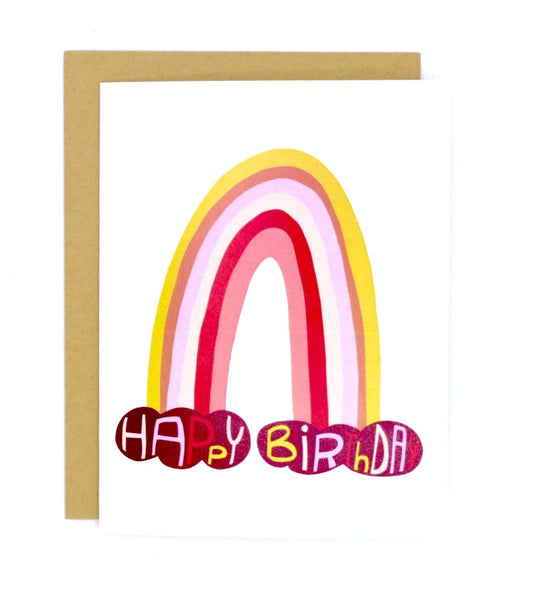 Happy Birthday Rainbow Card