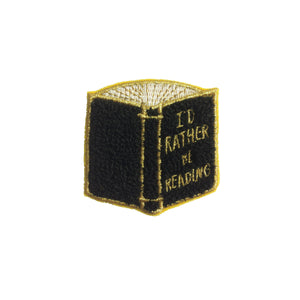 Rather Be Reading Chenille Patch