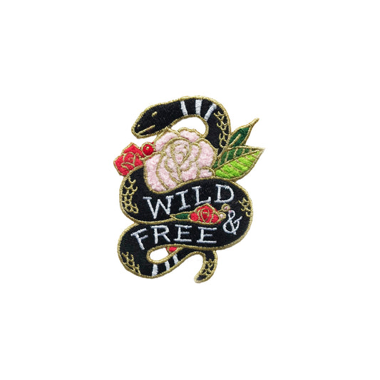 Wild & Free Chenille Patch