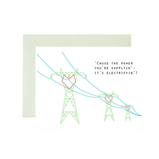 Electrifying Power Line Card