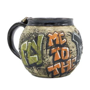 Graffiti Moon Mug - Fly Me to the Moon