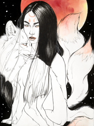 Kitsune Print