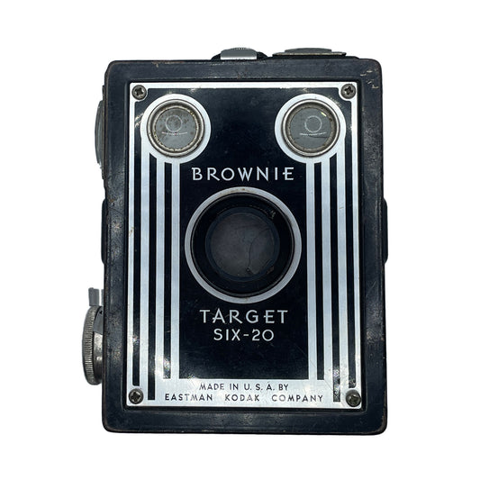 Vintage 1940's Art Deco Brownie Target Six-20 Box Film Camera