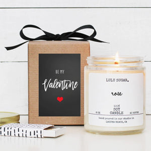 Be My Valentine Candle