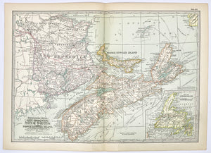 New Brunswick, Nova Scotia, and Prince Edward Island, with Newfoundland No. 62