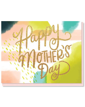 By Paper Parasol Press Painterly Mother's Day Card details: A2 Size, offset printed with foil, blank interior, comes with a light magenta envelope, printed in the USA. Please note that due to everyone’s monitor displaying differently, the colors you see may vary.