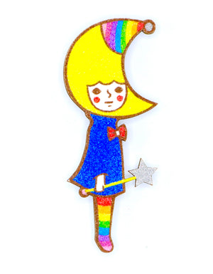 Luna Girl - Small Original Die-Cut