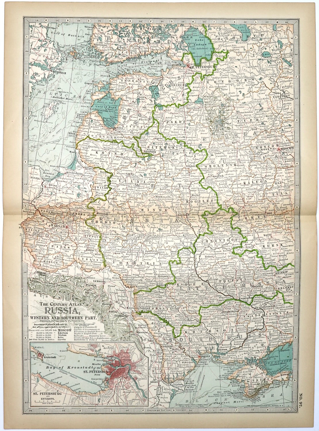 Russia, Western and Southern Part No.97