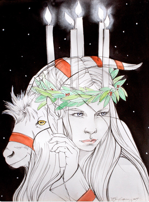 Santa Lucia Print