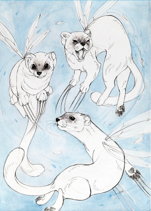 Sickle Weasels Print