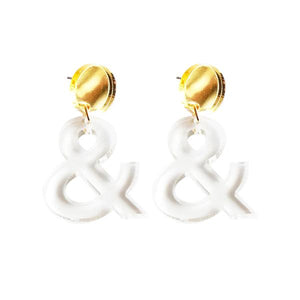 Sleepy Mountain Ampersand Earrings FOLD Gallery