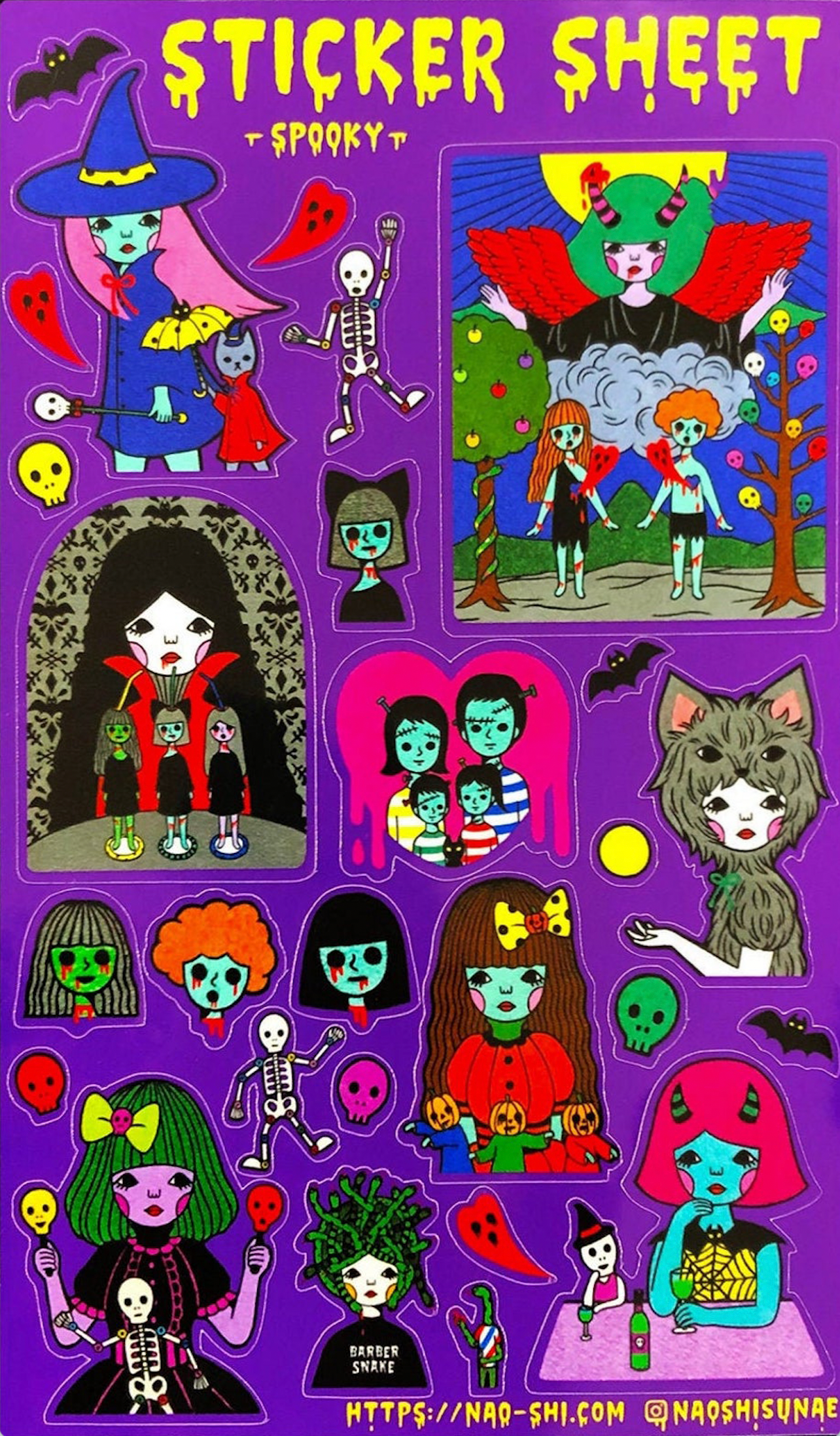 Spooky Sticker Sheet