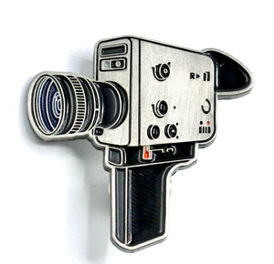 Super 8 Enamel Pin