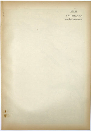 Switzerland and Liechtenstein No.91