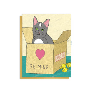 Be Mine Cat Card