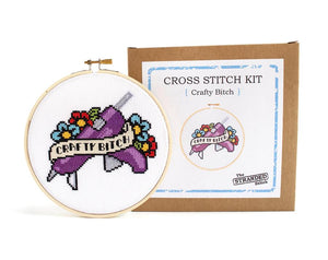 Crafty Bitch DIY Cross Stitch Kit