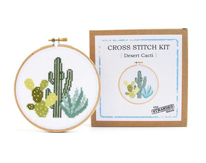 Desert Cactus DIY Cross Stitch Kit