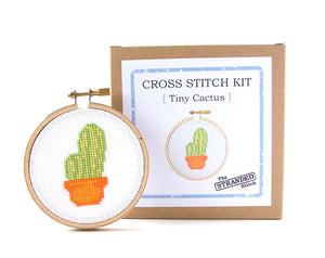 Mini Tiny Cactus DIY Cross Stitch Kit
