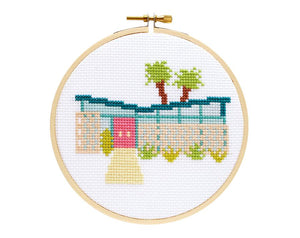 Palm Springs Getaway DIY Cross Stitch Kit