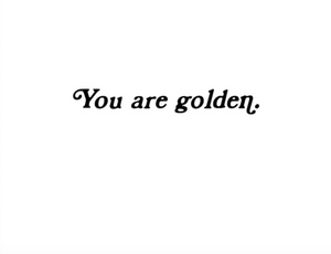 By The Found. Golden Girls Mother's Day Card details: A2 folded card, 5.5" x 4.25" folded. Euroflap ecru envelope. Locally printed on recycled paper from an FSC-certified mill with soy-based inks. Message: You are golden. Please note that due to everyone’s monitor displaying differently, the colors you see may vary.