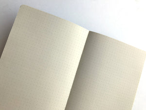 By The Mincing Mockingbird & The Frantic Meerkat. Psychiatric Evaluations of My Dog Journal.120 dotted pages of 120 gsm creamy off-white paper that takes ink beautifully. Stylish gold foil stamped cover. Binding lies flat when open. Please note that due to everyone’s monitor displaying differently, the colors you see may vary. Measures 5 inch x 7 inch—perfect size for a purse or for traveling.