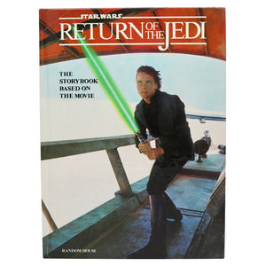Vintage 1983 Star Wars Return of the Jedi Storybook  This 54 page book, based on the Return of the Jedi film, features full-color stills from the film on every page!  Measures 11.25 x 8.25 inches.  Condition: This book is in amazing condition, We'd believe it was new if not for the fact that it came out with the movie.