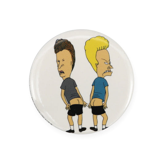 Vintage 1993 Beavis & Butthead Pinback Button by MTV.  Add a little flair to your jacket, backpack or tote with this Vintage Full Moon Pinback Button!  Measures 2 inches.  Please note that due to everyone’s monitor displaying differently, the colors you see may vary.