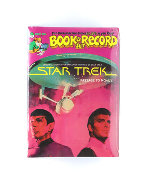 Vintage 1979 Star Trek Book and Record Set "Passage to Moauv"