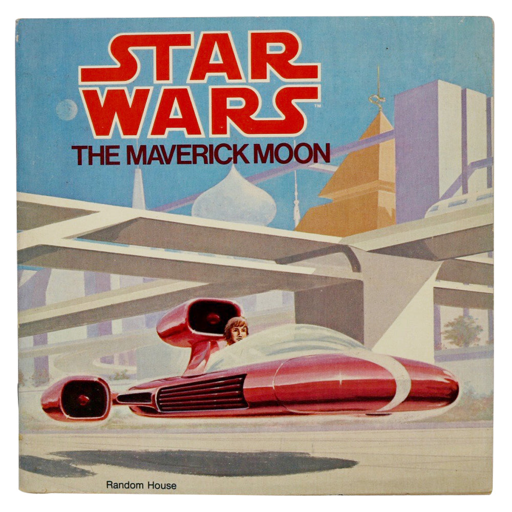 Vintage The Maverick Moon Book  This 29 page book features full-color illustrations, and tells a story from Luke's days at the academy!  Measures 8 x 8 inches.  Condition: This picture book is in great condition. Only minor shelf wear. Really cool illustrations.
